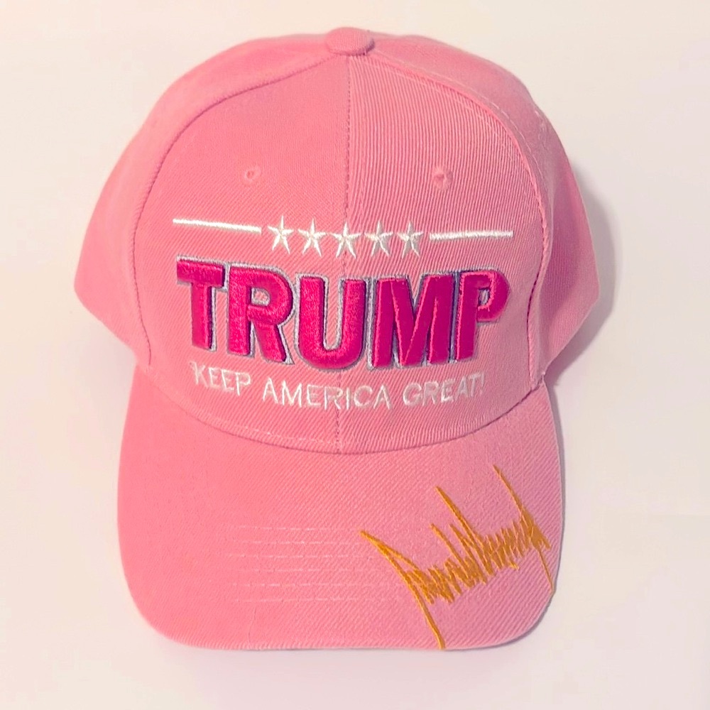 New Pink President Donald Trump Rally Hat Keep America Great Baseball Cap